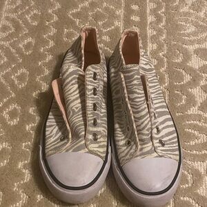 Kids Zebra Print Sneakers